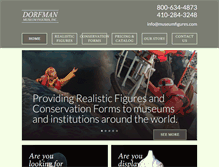 Tablet Screenshot of museumfigures.com